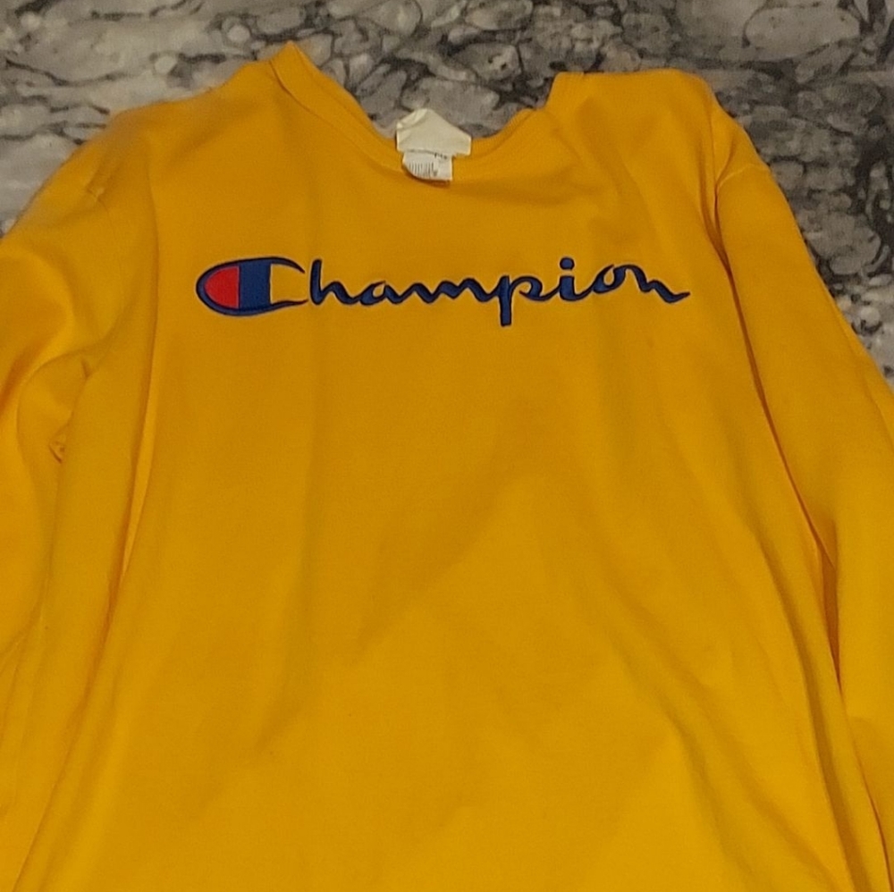 Mems Yellow Champion shirt